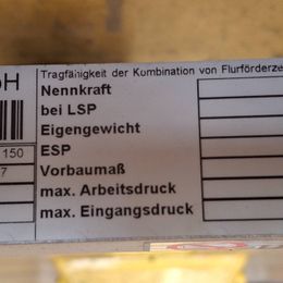 Zinkenverstellgerät mit Seitenschub Durwen