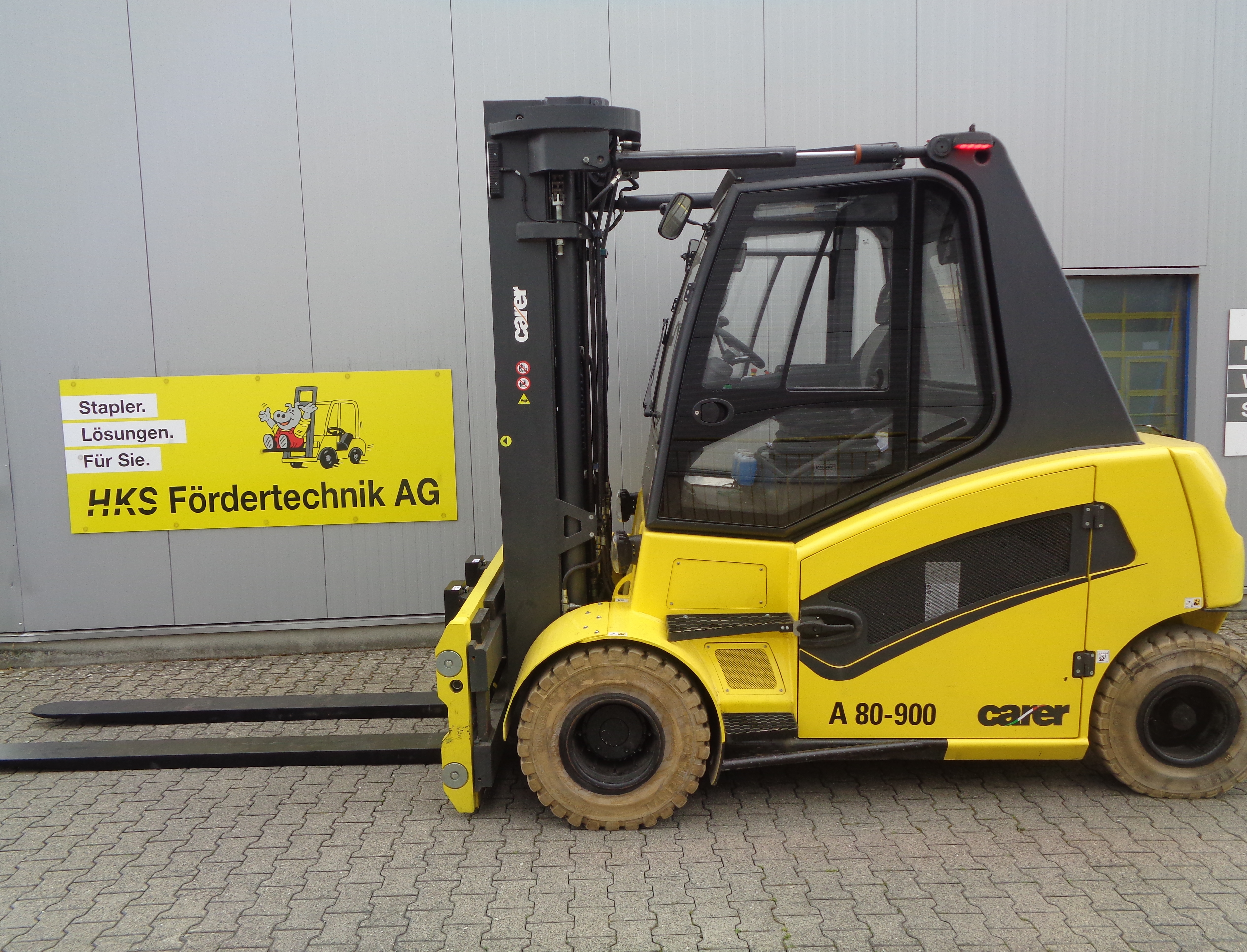 Stapler-Occasion: Carer Frontstapler A80-900X gebraucht Carer A80-900X °°° 4-Rad Elektrostapler