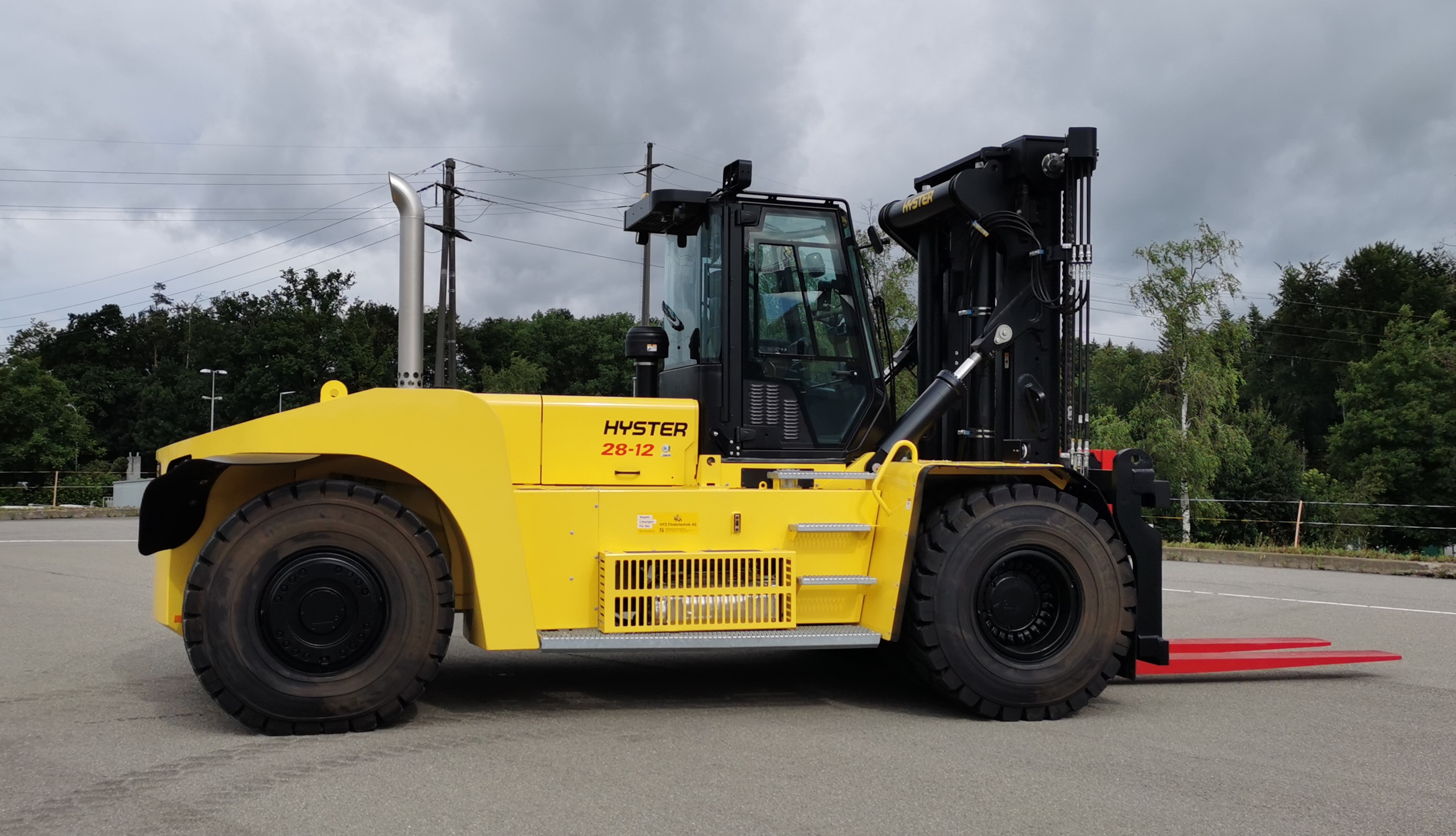 Stapler-Occasion: Hyster Frontstapler H28XD12 gebraucht Hyster H28XD12 °°° Dieselstapler