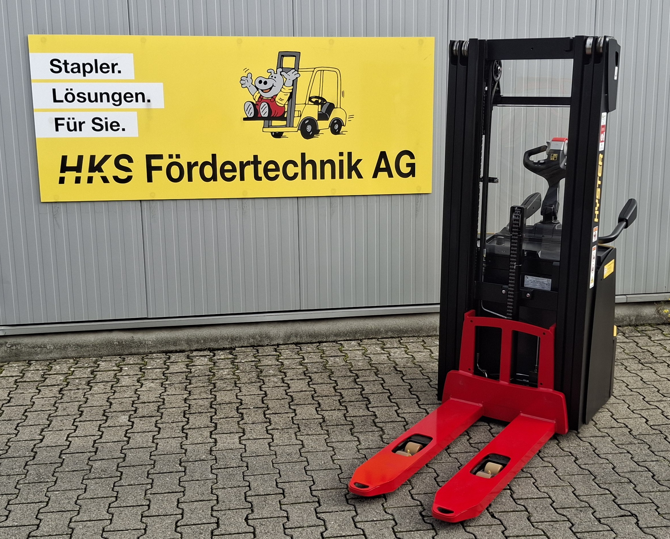 Stapler-Occasion: Hyster Gabelhochhubwagen S1.2S mit Plattform gebraucht Hyster S1.2S mit Plattform °°° Hochhubwagen