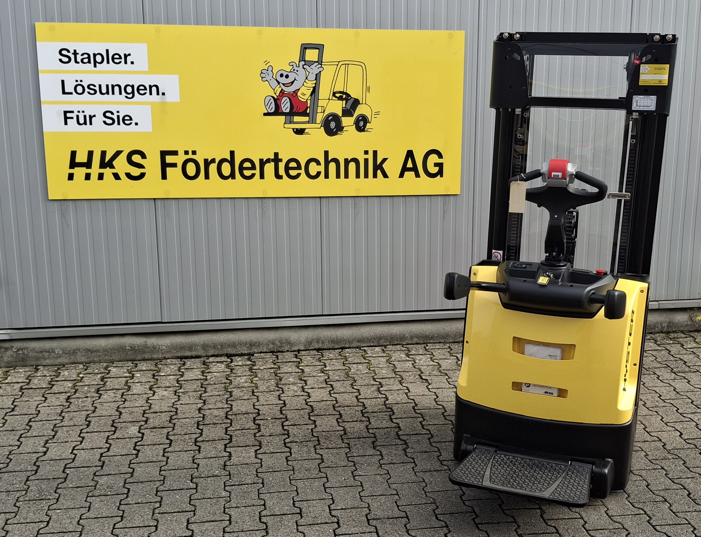 Stapler-Occasion: Hyster Gabelhochhubwagen S1.2S mit Plattform gebraucht Hyster S1.2S mit Plattform °°° Hochhubwagen