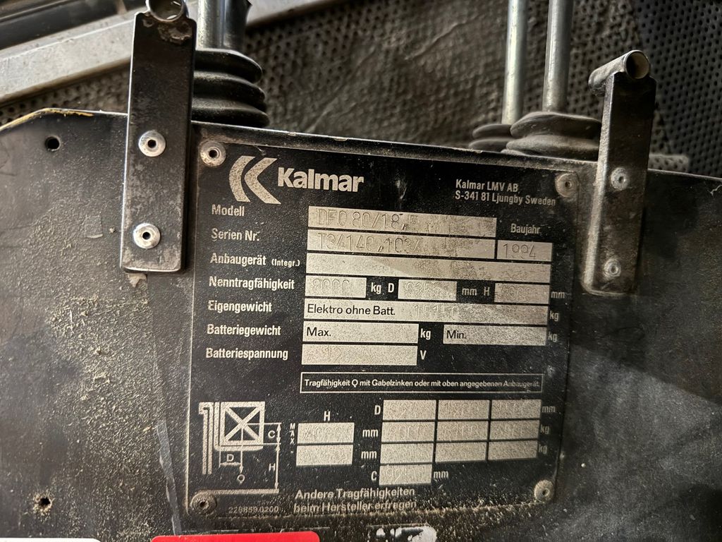 Stapler-Occasion: Kalmar Seitenstapler DFO 80 gebraucht Kalmar DFO 80 °°° Seitenstapler