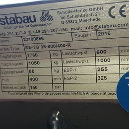 Teleskopgabelzinken Stabau