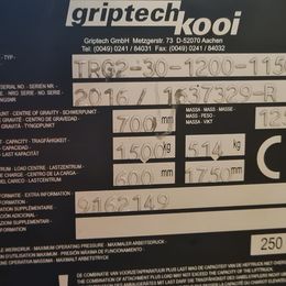 Teleskopgabelzinken Griptech-Kooi