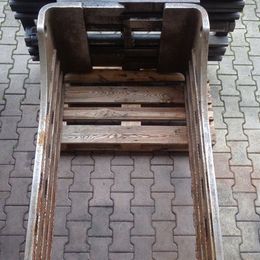 Zelluloseklammer, Arm starr Stabau