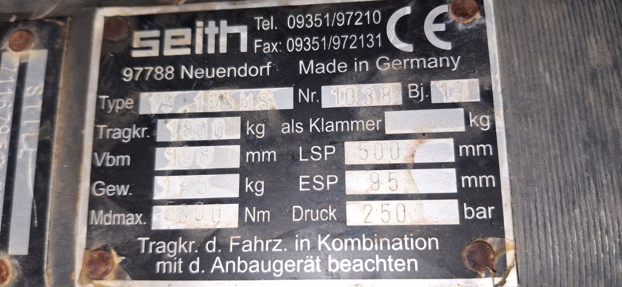 Seith Drehgerät 15.155 NS mit sep. SS gebraucht Drehgerät Seith