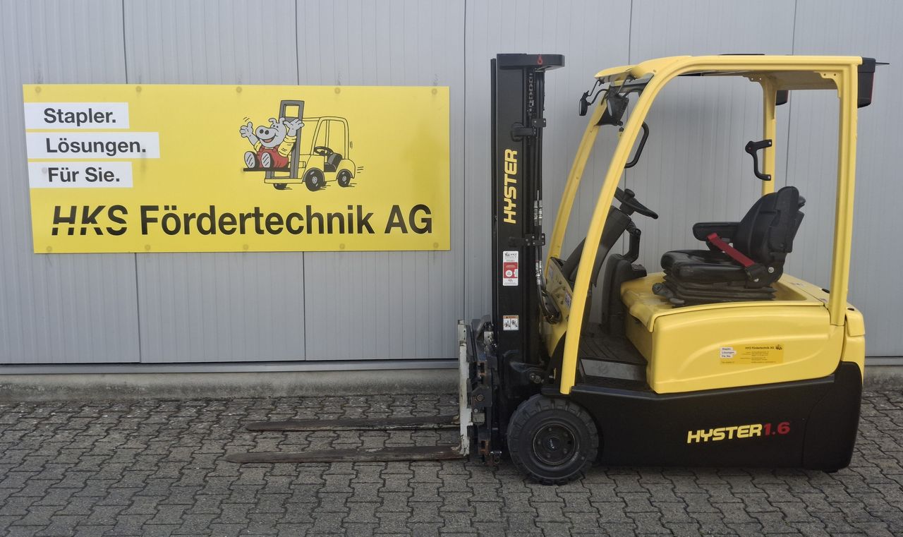 Stapler-Occasion: Hyster Frontstapler J1.6XNT MWB gebraucht Hyster J1.6XNT MWB °°° 3-Rad Elektrostapler