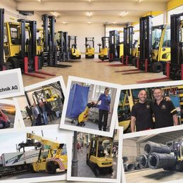 Stapler-Occasion: Hyster Frontstapler H5.00XL gebraucht Hyster H5.00XL °°° Dieselstapler